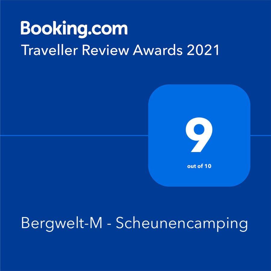 Bergwelt-M - Scheunencamping Schröcken 외부 사진