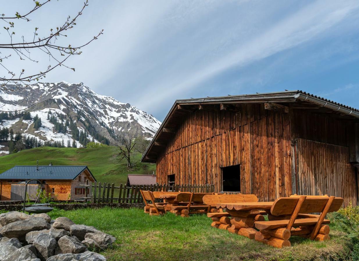 Bergwelt-M - Scheunencamping Schröcken 외부 사진